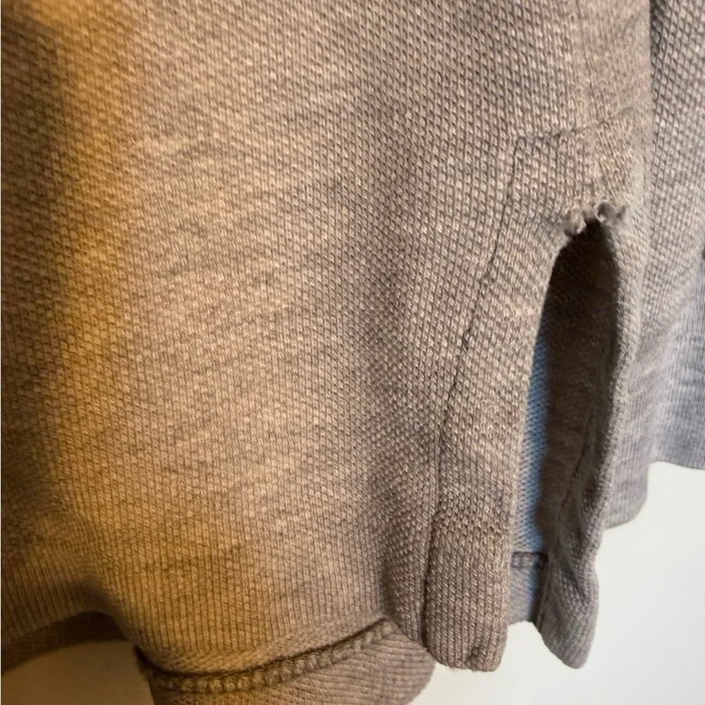 Polo by Ralph Lauren Heather Grey Long Sleeve Polo in Size XXL